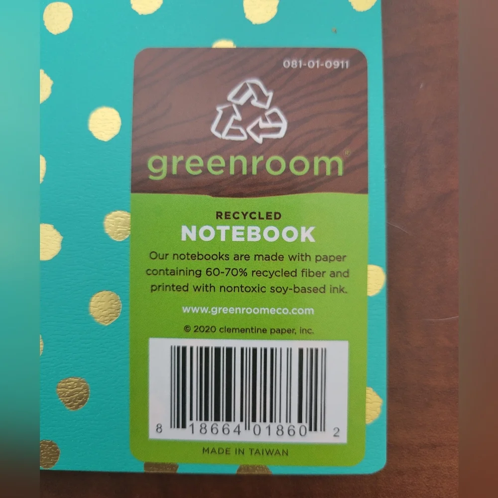 Pick one of Greenroom Spiral Notebooks 6x8 Nwt